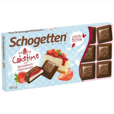 Eladó Schogetten tejcsokoládé 100 g epres sajttorta 329Ft - 1/1